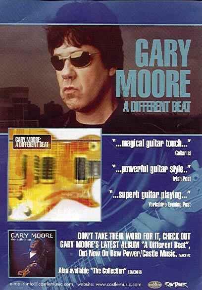 GARY MOORE 2000 flyer